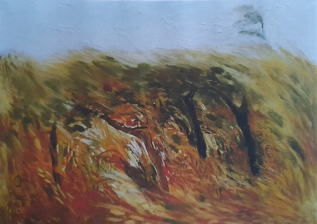 Vadregényes, olaj, vászon 80x110 cm 2001